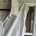 Vigoss  Faux Tie Front Sleeveless Top In White Photo 2