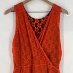 CAbi  Play Day Flip Dress Reversible Floral Polka Dot Sleeveless Fit & Flare Mesh Photo 9