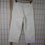 Madewell New!  The Emmett Wide-Leg Crop Jean: tile white Welt Pocket , size 20‎ Photo 8