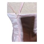 Vtg Y2K Jump Apparel Blush Pink Satin Embroidered Empire Waist Prom Dress Sz 5 6 Photo 4