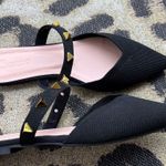 NWOT black pointy toe knit mules Size 9 Photo 4