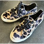 Superga  2750 FANVELVET Sneaker‎ Leopard Velvet Print Tan Black size EU 38 US 7.5 Photo 0