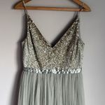 BHLDN  Avery Bridesmaid Dress in Sage 6 Photo 4