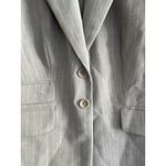 Body By Victoria Gray Pinstripe 4 Blazer Professional Tailored Office Siren Photo 3