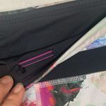 Lululemon size 8 Run inspire crop II leggings luxtreme white pink splatter mesh Photo 6