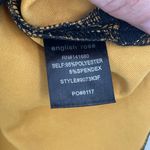 English Rose Womens Gold Blue A-line Pocketed Mini Sparkle Skirt Size Small Photo 6