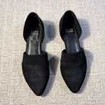 Eileen Fisher  Flute D’Orsay Black Suede Slip-On Flats – Size 6 Photo 6
