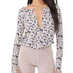 Free People Kaya Print Cutout Bodysuit Size M New with Tag Photo 10