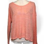 Old Navy NWOT  Neon Coral Pink Knit Sweater Top New Photo 0