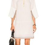 Apiece Apart White Muslin Cotton Nueva Embroidered Dress Photo 0