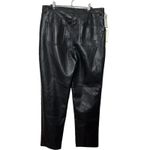 WILFRED Melina Vegan Leather Pant Women’s Plus Size 16 Black High Waist New Photo 4