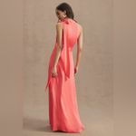 Sachin + Babi Kayla Halter Maxi Gown Coral Size 10 Photo 1