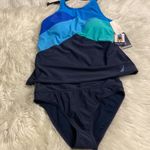 Nautica  Swimwear size S brand new with tags two pieces color navy blue Photo 12