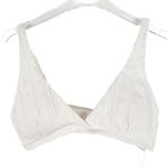 ANDIE NWT  Swim The Belmar Top Coco Floral Eyelet Bikini Top Size Medium M NEW Photo 1