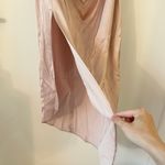 Nookie REVOLVE Amelia Halter Gown Nude Satin Pink Size L NWT Photo 5