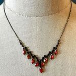 Avon Red /orange beaded Necklace Photo 3