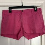 The North Face  Shorts Womens Size 8 Pink Cotton Zipper Button Pockets Chino 2.5" GUC Photo 0