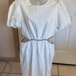 Blue B Collection Med Blue B White Rhinestone Dress Photo 0