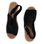 Toms Monica Wedge Heel in Black Suede Photo 1