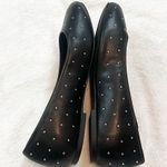 Torrid Studded Black Silver Ballet Flats Almond Toe Slip On Extra Wide Size 10 Photo 3