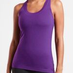 Athleta  Purple Engery Fitness Yoga Built in Bra Tank Top Size Small Photo 0