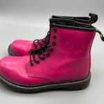 Dr. Martens Doc Martens UK 3 US Women's 5 Hot Pink 8 Eye Side Zip Combat Boots Delaney Girls Photo 3