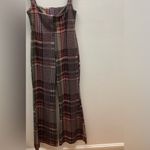 Goodtimes USA Size Medium Sleeveless Jumpsuit Back Zipper Closure Flare Bottom Red Photo 1