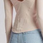 Free People - Long Run Layering Long Sleeve Top, Rose, Size S NWOT Photo 1