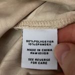 525 America mockneck champagne crinkled tank top sz M Size M Photo 8