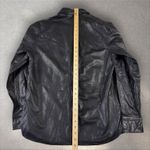 Rag and Bone Rag‎ & Bone Jack Leather Button Down Shirt Blouse Shacket Black Sz M NWT $795 Photo 6
