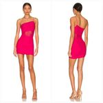 superdown Jerica Mesh Mini Dress in Hot Pink XS Photo 1