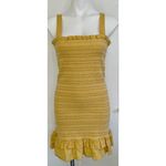 American Eagle Golden Yellow Smocked Dress NWT! Photo 3