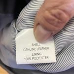 Peter Millar  Soft Leather Bomber Minimalist Preppy Boho  Moto Jacket M Photo 6