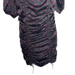 For Love & Lemons Melrose Black Red Mini Dress sz XL Photo 6
