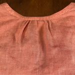 J. Jill PureJill 100% Linen Burnt Orange Button Front 3/4 Sleeve Blouse Size M Size M Photo 5