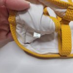 Cupshe Mustard Swim Top Sz Large Photo 3