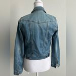 Comptoir Des Cotonniers Light Blue Jean Jacket Size XS Photo 6