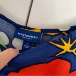 Marimekko for Target Abstract Floral Mini Dress Tunic Swim Beach Cover Sz Small Blue Photo 11