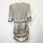 Saylor New!  Madonna Silver Mini Dress‎ XS Photo 4