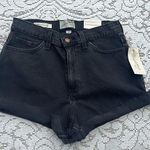 Universal Standard  target black highest rise shortie short jean shorts size 6 Photo 0