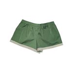 ZARA Satin Shorts Lace Trim Green High Rise Womens X-Large Sleepwear Pajamas Photo 2