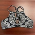 Red Carter  Keyhole High Neck Mandala Swim Top Photo 0