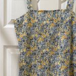 PRETTYGARDEN Floral Blue and Yellow Women's Dress Photo 3