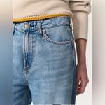 Rag and Bone  Logan Wide Leg Jeans Light Tone Linen High Rise 90s Y2K Sz 32 Photo 3