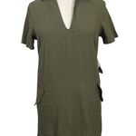 Max Studio Olive Green linen blend Dress Photo 1