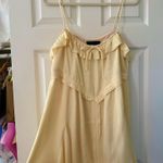 ZARA BNWT ZW COLLECTION SHORT RUFFLE DRESS - BABY YELLOW Photo 3