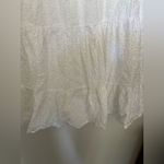 Boohoo Petite white eyelet short sleeve mini dress size 2 100% cotton Photo 6