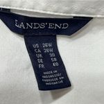 Lands' End Womens Button Down White Blouse Plus Size 26 W u Photo 8