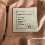 Alice + Olivia Sleeveless Tracey Shimmer Peplum Mini Dress Pink Size 0 Photo 7