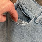 Assembly Light Wash Midi Denim Jean Skirt Sz M Blue Size M Photo 4